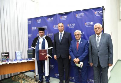 Doctor Honoris Causa al USMF „Nicolae Testemițanu”  